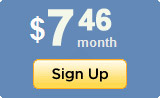 Yahoo Web Hosting - $7.46 per month